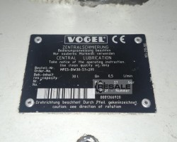 Maschine: VOGEL MFE5-BW30 + KFG1-5W2 Zentrale Öl- und Fettschmieranlage,