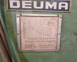 Maschine: DEUMA 10t Schweißdrehtisch