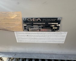 Maschine: GEA ERGé-SPIRALE / SORAMA GES/GES GEA Tischkühler mit 12 Ventilatoren