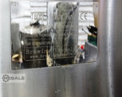 Maschine: BREWING VESSELS 1800L MASH TUN Biertanks