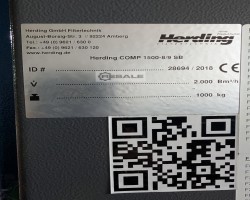 Maschine: HERDING COMP 1500-8/9 SB Absauganlagen