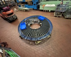 Maschine: SOCO SYSTEM 90 degrees Rollenbahnkurve/Förderbahn 90 Grad motorisiert