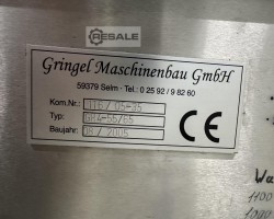 Maschine: GRINGEL GR4-55/65 Füller