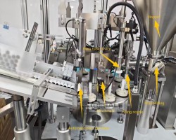 Maschine: IMPULS ENGINEERING  Tubenfüll- und Verschliessmaschinen
