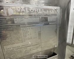 Maschine: VALOREL CODAP 2000 REV 12.02 Edelstahl-Vakuumbehälter mit Rührer