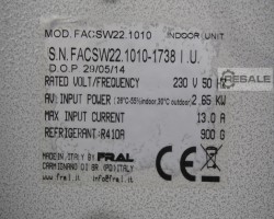 Maschine: FRAL FACSW22 Split-Klimagerät 6,7 kW