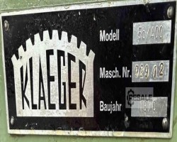 Maschine: KLAEGER 5 b/400 Bügelsägen