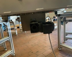 Maschine: SEW EURODRIVE  Rollenbahnkurve/Förderbahn 90 Grad motorisiert