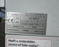 Maschine: SMI PACK FP870A Folienschweissmaschinen