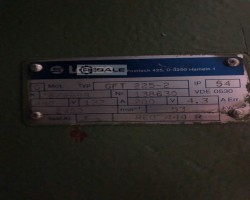 Maschine: LENZE GFT 225-2 Gleichstrommotor