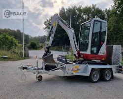 Maschine: TAKEUCHI TB216 with Trailer Minibagger
