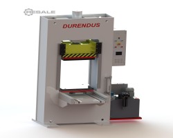 Maschine: DURENDUS 30 T Heizpresse Hydraulische Doppelständerpressen