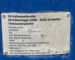 Maschine: DK/ DAXNER KWE 950 Kälteanlage/ Trinkwasserspeicher