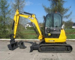 Maschine: JCB 8055 RTS Hanglöffel + Tieflöff Minibagger