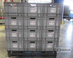 Maschine:  1,19m x 610 x 420mm Eurostapelbehälter