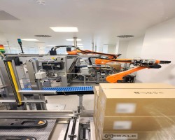 Maschine: TRANSNOVA-RUF Flex Line RV-400 Kartonverpackungslinien