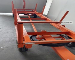 Maschine: FETRA 8189 L 3T Stabmaterial Langgut Transport Anhänger