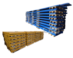 Maschine: STOW ca. 14 lfm. 10,50m H Palettenregale