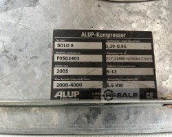 Maschine: AGRE-ALUP Schraubenkompressor Fu Schraubenkompressor