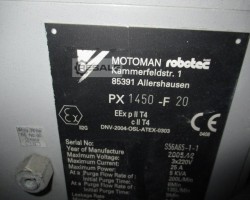 Maschine: D+E Yaskawa Motoman PX1450-F20