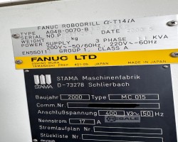 Maschine: STAMA MC 015 Vertikale CNC Bearbeitungszentren