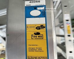 Maschine: ZARGES Z-600 Podestleiter, 6 Stufen