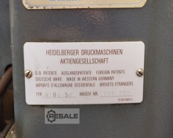 Maschine: HEIDELBERG GTOV 52 