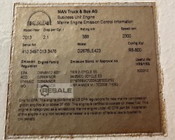 Maschine: MAN D2876LE423 Dieselmotoren
