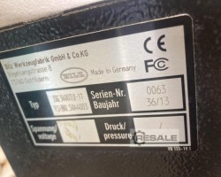 Maschine: BILZ ISG 3400 u. FKS 3400 Werkzeugschrumpfgerät mit  Flüssigkeitskühler