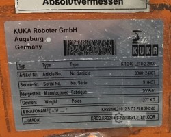 Maschine: KUKA KR 240 L210-2 2000 Industrieroboter