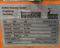 Maschine: KUKA KR 240 L210-2 2000 Industrieroboter