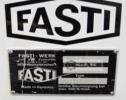 Maschine: FASTI 1025-10-1,5 Rundbiegemaschinen