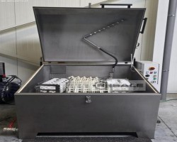 Maschine: LABOREX R-12 RVS-W/E-MR Drehkorb-Waschanlage