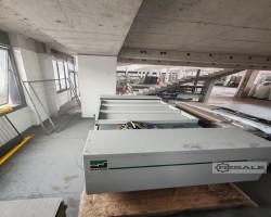 Maschine: WEINIG BF4  Fächer - Paketierstation Fächer - Paketierstation