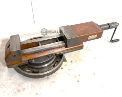 Maschine: SAURER-ALLMA Allmatic 160/300 -rotatable Maschinenschraubstöcke
