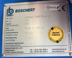 Maschine: BOSCHERT Compact 1000 Rotation CNC Stanznibbelmaschinen