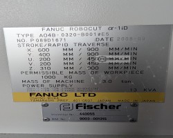 Maschine: FANUC ROBOCUT ?-1iD Drahterodiermaschinen