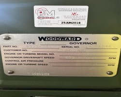 Maschine: WOODWARD PGG-58 Governor 853-1022 U/min