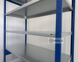 Maschine: META CLIP Abm.: 2.490x640 mm Fachbodenregale Lagerregale Regal Regale