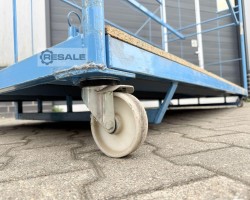 Maschine: KOCH Abm.: 2705x1150x1890 mm / blau Corlette Transportwagen Rollwagen Gestell