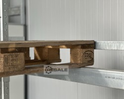 Maschine: PROFILABM.: 50X50X2,00MM für Feldbreite: 2.700 mm Durchschubsicherung für Palettenregale Lagerregal