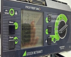 Maschine: GOSSEN METRAWATT Profitest 204+ Prüf Mobiles Prüfsystem