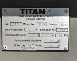 Maschine: TITAN VK-10F Umreifungsmaschinen automatisch