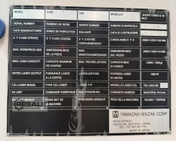 Maschine: YAMAZAKI MAZAK Super Turbo-X 48 Mk II Laserschneidemaschinen