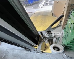 Maschine: SIAT Drehtellerstretch BV-O Paletten - Drehtellerwickelmaschine mit Rampe