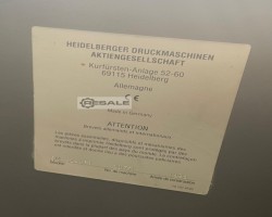 Maschine: HEIDELBERG Speedmaster 52-4 P 