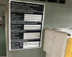 Maschine: ALTENDORF F45 Formatkreissägen