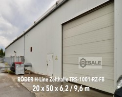 Maschine: RÖDER H-Line Leichtbauhalle 20x50x6.2/9.6m Zelthalle