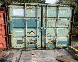 Maschine:   Seecontainer Lagercontainer