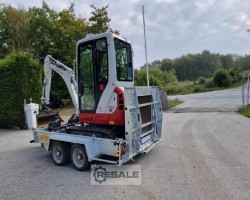 Maschine: TAKEUCHI TB216 with Anhänger Minibagger